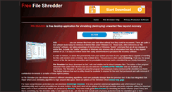 Desktop Screenshot of fileshredder.org